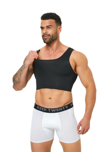 Mens Chest Compression Corset Befreien Sie sich von <span class=keywords><strong>Gyno</strong></span> ohne Operation Gynecomastia Half Vest für Männer Brust und Brüste - Product Image 5