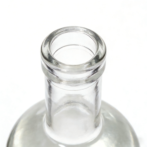 Bouteille de spiritueux en verre extra clair de 700 ml pour <span class=keywords><strong>rhum</strong></span>, whisky, vodka, tequila, gin, avec bouchon en liège - Product Image 2