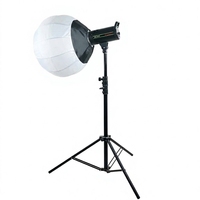Kamox 100W Lumière vidéo LED portable en aluminium 110V-240V avec télécommande, kit d'éclairage de studio pour tournage de films