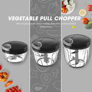 مطبخ متعدد الوظائف صغير سحب اليد محضرة الطعام القاطع التقطيع خلاط الثوم مجتذب يدوي - Product Image 4