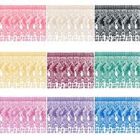 Tissus en Guipure : Personnalisation sur Mesure par l'Usine – Dentelle Élastique Soluble dans l'Eau à Grandes Largeurs, Broderie 3D Florale, Blanc et Autres Couleurs