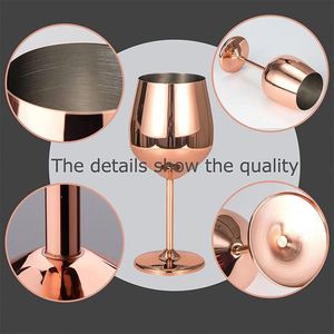 450ML Modern Design Gold Stainless Steel <b>Wine</b> Glass with Red Stem Hotel Use Colored Red <b>Wine</b> <b>Goblet</b> Custom Logo Red <b>Wine</b> Glass - Product Image 2