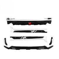 Lompard Nouveau Kit Carrosserie Haute Qualité Lame Avant Jupes Latérales Lame Arrière pour CRV 2017-2022 en Plastique PP à Fixation par Vis Yx-bp2