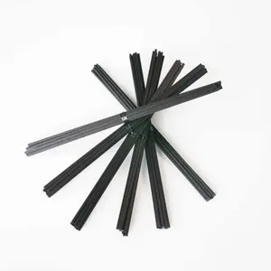 Bâtons de diffuseur de roseau écologiques bâtons de diffuseur de fibre de roseau de rotin couleur personnalisée bâton de parfum de diffusion noir