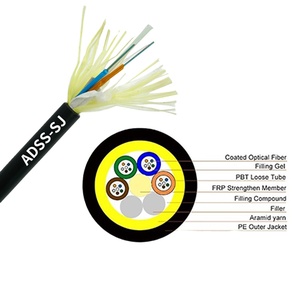 <span class=keywords><strong>Cable</strong></span> Aéreo FTTH con Cubierta de PE Simple, <span class=keywords><strong>Cable</strong></span> de <span class=keywords><strong>Fibra</strong></span> Óptica de 12 Núcleos, ADSS Autoportante para Exteriores, <span class=keywords><strong>100</strong></span> <span class=keywords><strong>Metros</strong></span> - Product Image 2