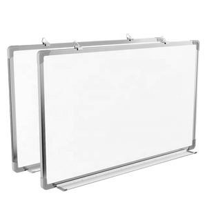 Bảng trắng treo tường khung nhôm từ tính dùng cho văn phòng, lớp học, bảng viết, kèm bút viết - Product Image 1