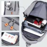 Sac à dos antivol Rhino Armor personnalisé, très vendu, 20-36L, étanche, en tissu Oxford, avec port USB, pour ordinateur portable, dos ergonomique, fermeture éclair personnalisée
