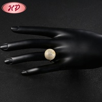 Articles cadeaux bon marché taille personnalisée couleur or mode bague personnalisée pour femmes