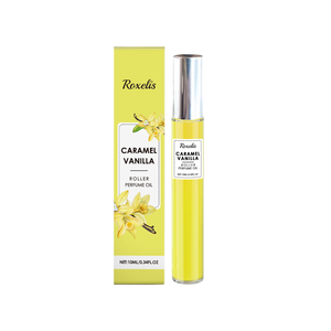 Olio Profumato Roll-on Caramello <span class=keywords><strong>Vaniglia</strong></span> 10ml Lunga Durata per Donna Uomo, Olio Corpo Profumato Portatile da Viaggio - Product Image 1