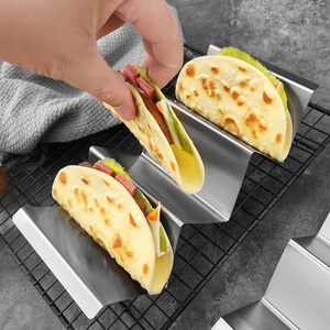 Soporte apilable de acero inoxidable para tacos, soporte para bandeja, soporte para tacos mexicanos para hornear - Product Image 6