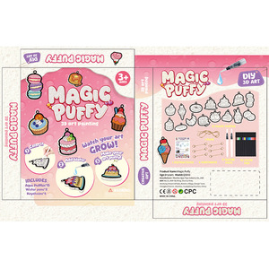 Vente en gros Kit de peinture à texture mousse 3D <span class=keywords><strong>DIY</strong></span> pour enfants Jouets d'artisanat d'art multi-thèmes pour enfants - Product Image 6
