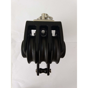 Master BP-7213FE Three-Wheel/Ring/Cord Bearing Pulley 72mm Wheel Diameter 12mm Wire Diameter for <b>Marine</b> <b>Hardware</b> - Product Image 2