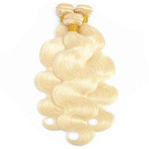 Extensiones de Cabello Humano 100% Remy Ondulado Natural Indio de Alta Calidad, Color Rubio 613, para Mujer - Product Image 2