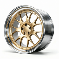 Jantes forgées en 2 parties JWYC 17-24 pouces 5x114.3 5x120 6061-T6 polies à déport profond, compatibles Lexus BMW Audi
