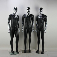 Nouveau mannequin de vitrine personnalisé en fibre de verre, corps entier, musclé, homme noir, mannequin factice