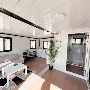 Nhà đúc sẵn có thể mở rộng container nhà nhỏ nhà di động mô-đun nhà với bảng điều khiển năng lượng mặt trời 20ft di động có thể gập lại nhà - Product Image 3