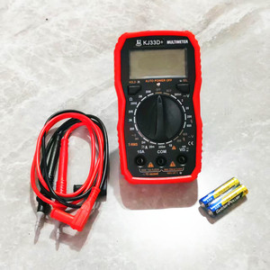 KJ33D เครื่องวัดโวลต์มิเตอร์แบบไม่สัมผัส รุ่นใหม่ พร้อมระบบปิดอัตโนมัติ 600V/10A/20M จอ LCD แสดงค่าโวลต์ แอมป์ และโอห์ม - Product Image 1