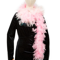 Bufanda de Color claro Boa de plumas de pavo para fiesta en casa, boda, decoración de Navidad, ropa artesanal DIY, disfraz, vestido de baile, accesorio