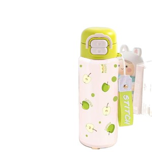 Stainless Steel Tumbler Double Wall Vacuum Insulated 316 Stainless Steel Travel Cup With Flip Top Lid Cute Cartoon Design - Product Image 2