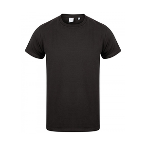 Áo thun nam giản dị cổ chữ O màu trơn đa năng áo cotton 100% 220 gram kết cấu bền tối giản hấp dẫn phù hợp cho lớp - Product Image 1