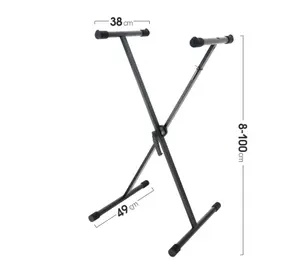 Sopfik SKS211B एक्स के आकार का पियानो रैक पोर्टेबल detachable जिट्रा रैक खड़ी इलेक्ट्रॉनिक कीबोर्ड बिजली पियानो विशेष नियुक्ति
