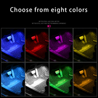 JYGD - Kit de Luces LED RGB para Coche, Impermeables IP65, Iluminación Interior a Todo Color para Automóviles, Motocicletas, Salpicaderos y Espacio para los Pies