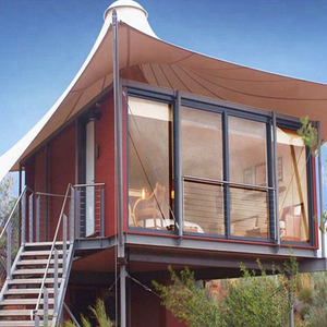 Fabricant vente directe tente de glamping maison de couchage avec salle de bain pour hôtel <span class=keywords><strong>location</strong></span> de station - Product Image 1