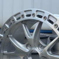 Jantes de course personnalisées à 10 rayons, 5 trous, concaves profondes, jantes de performance pour voiture, roues en alliage d'aluminium, roues forgées GS 10 BL Beadlock