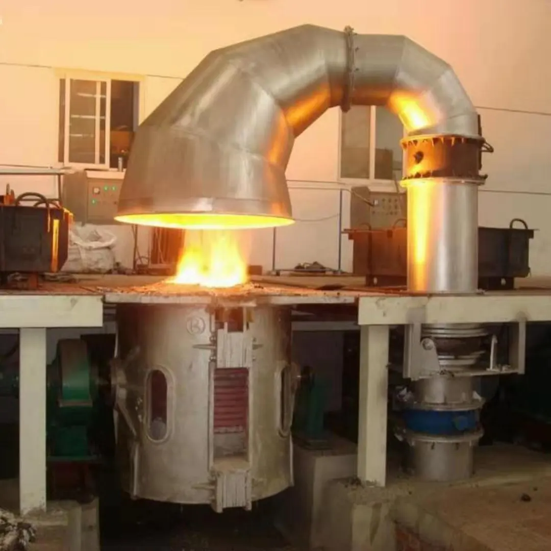 Hengyang 1800 degrés 1 tonnes 750kw fonte de fer en acier au carbone ferreux ferraille meltng four prix