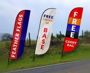 Custom Flying Banners Bali Bow Sail Swooper Teardrop Flag Advertising Feather Flag Beach Flags Promotional Polyester Digital