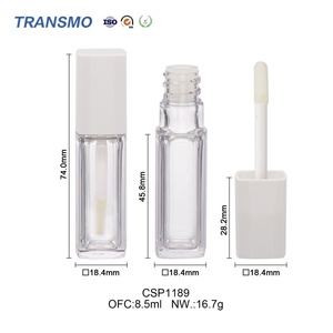 Mini tubes carrés pour huile à lèvres de 1,5 ml, faible MOQ, tubes vides pour gloss à lèvres, emballage en plastique pour blush, fournisseur, capacité de 8,5 ml - Product Image 2