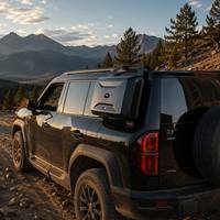 Accessoires BYD Leopard 5 : Boîte de rangement latérale verrouillable en ABS, boîte à outils pour vitre latérale, sans perçage, pièces de modification extérieures 4x4 tout-terrain