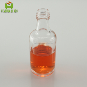 <strong>Small</strong> Mini 45ml 1.5oz Cylinder Shape Glass Gin <strong>Bottle</strong> <strong>Vodka</strong> Whisky Cocktail Liquor Flask Tequila Glass <strong>Bottle</strong> with Screw Lids - Product Image 3