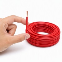 JHJD BVR 4mm² Mehradriges Kupferkabel PVC-Isoliert 450/750V Hohe Leitfähigkeit Flexibler Einzeladerdraht für Gebäudeelektrik