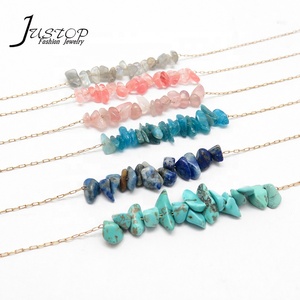2025 New Arrival handmade bị hỏng đá tự nhiên Turquoise hạt giống đính cườm Vòng đeo tay cho phụ nữ mạ vàng thép không gỉ Bangles Quà Tặng - Product Image 3