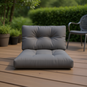 Cojín para Paletas de Exterior Color Antracita, 27.6 x 15.7 x 4.7 Pulgadas, Poliéster Resistente al Agua, para Todas las Estaciones - Product Image 2