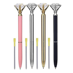 Custom Logo Luxury Gift Twist Diamond Top Metal <b>Crystal</b> Ballpoint <b>Pen</b> Premium Ball <b>Pen</b> with Personalized Design - Product Image 6