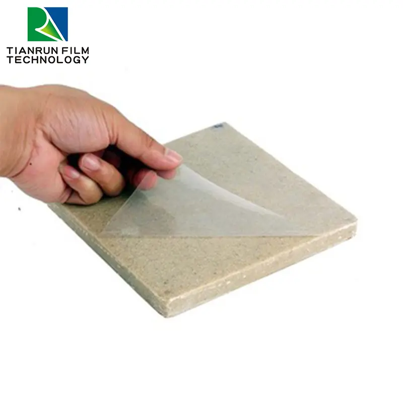 Campione gratuito pellicola protettiva antigraffio per superficie del controsoffitto in marmo