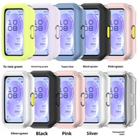 Étui de protection semi-enveloppant en PC creux pour Huawei Band 11 / 11 NFC / 11 Pro - Housse de montre légère, antichoc et anti-rayures