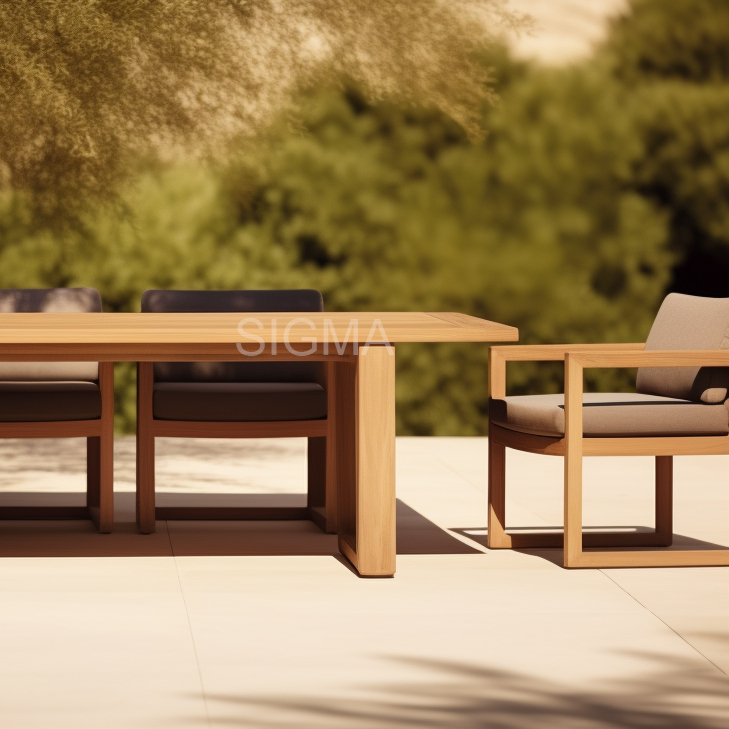 popular design patio furniture garden table set outdoor chairs dining table set teak dining table sets