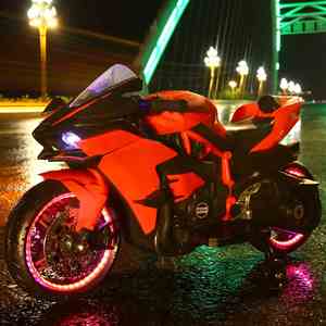 Motocicleta Eléctrica Infantil Recargable de Tres Ruedas con Luces y Música - Vehículo Eléctrico Educativo para Niños - Product Image 6