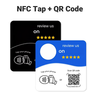Tarjeta de Revisión Programable de Nuevo Diseño, PVC RFID NFC 213/215/216/424, Resistente al Agua, Soporte de Exhibición para Tarjetas de Redes Sociales