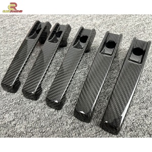 Dry Carbon Fiber Side Trims <b>Door</b> <b>Handle</b> <b>Replacement</b> for Mercedes Benz G-Class W464 G500 G350 G63 2019-2024 - Product Image 3