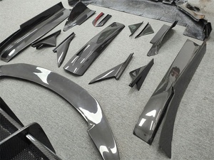 Kit carrosserie compact en fibre de carbone style OD modifié, jupes latérales et séparateurs latéraux pour Maserati MC20, pièces de modification aérodynamique - Product Image 5