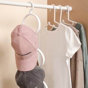 Multifunctional Plastic Hat <b>Storage</b> <b>Rack</b> Circular Combination Overlay Hook Scarf Bag Organizing <b>Rack</b> for Household - Product Image 2
