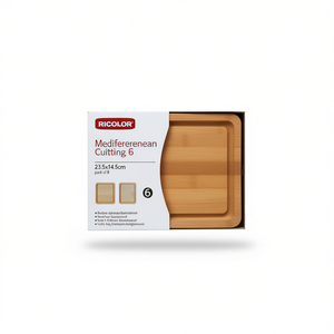 Tabla de Cortar Mediterránea Recolor, 23.5x14.5cm, Paquete de 6 - Product Image 2