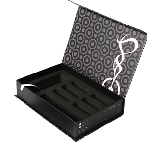 Caja de Regalo Rígida de Lujo Personalizada, Cartón Gris con Barnizado, Embalaje al por Mayor y Menor para Joyería, Cosméticos, Vino, Regalos Corporativos - Product Image 1
