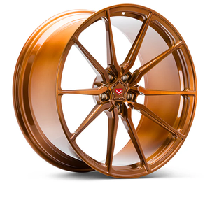 Rines Forjados de una Pieza en Bronce Cepillado HF-5 de 18, 19, 20, 21, 22 y 24 Pulgadas, 5x100/5x115/5x120/5x127 para <span class=keywords><strong>BMW</strong></span> X3, <span class=keywords><strong>M4</strong></span>, 630i, Lexus <span class=keywords><strong>RC</strong></span> F, LC500 - Product Image 1
