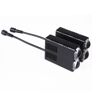 Senlo T2 80W Lente <span class=keywords><strong>azul</strong></span> Faro delantero de coche 12V 8000LM Lámpara antiniebla Luces antiniebla de dos colores para otros accesorios de luz de coche - Product Image 6