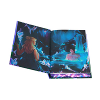 Roman de fantasy et de romance de luxe personnalisé à couverture rigide avec bords pulvérisés et impression offset – Éditions Premium